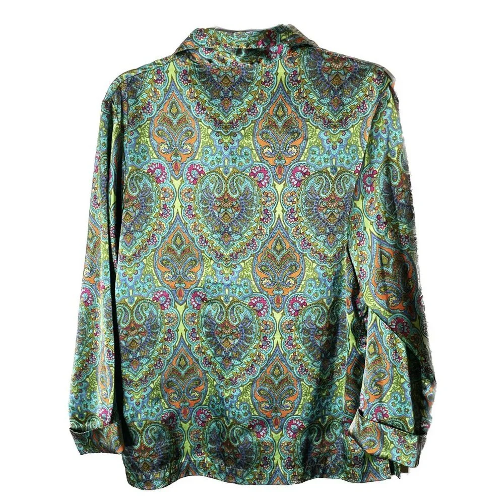 Vintage VS Silky Blue Green Boho Set XS
